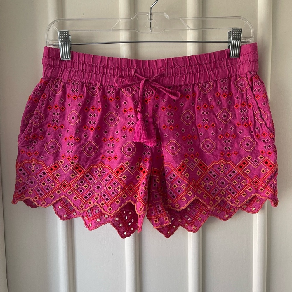 Vineyard Vines Eyelet Embroidered Drawstring Shorts